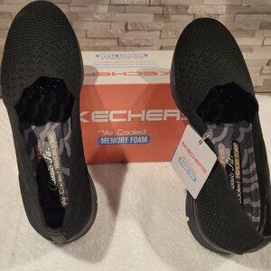 Brand new black Skechers Seager slip on Women's size 6.5.  Brand new in box